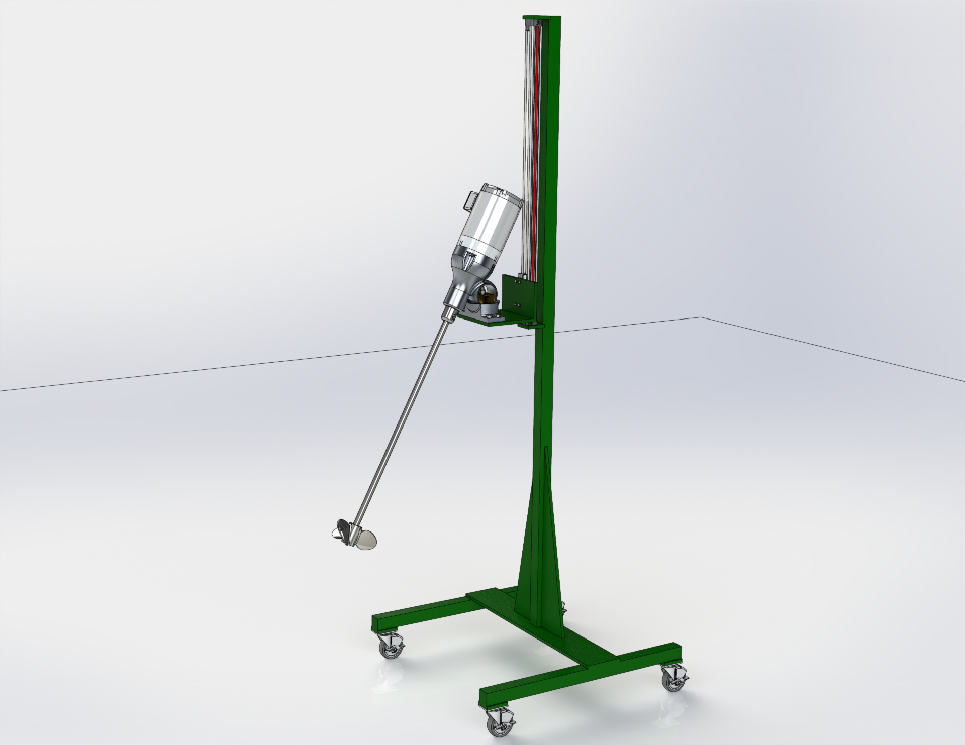 Air Operated Lift Stands On MixMor